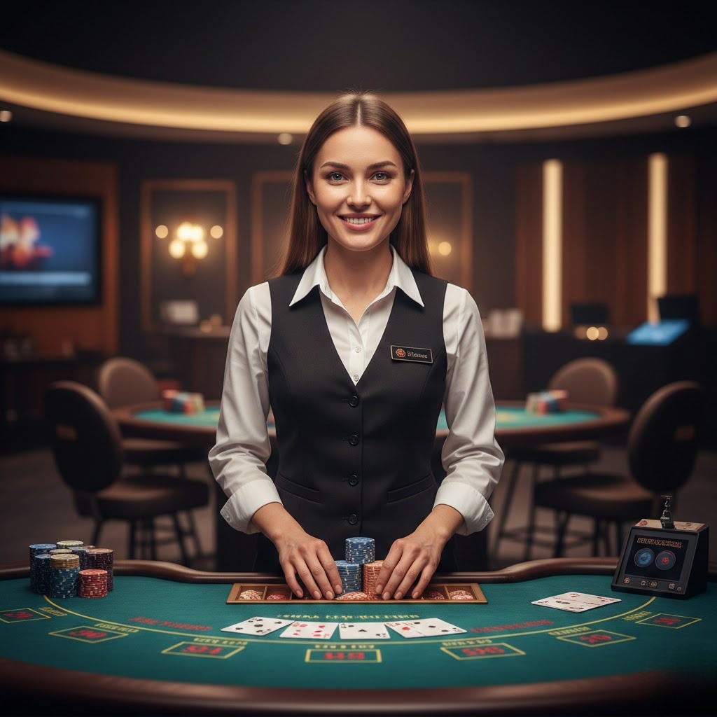 Live dealer table game online profesional dan fair